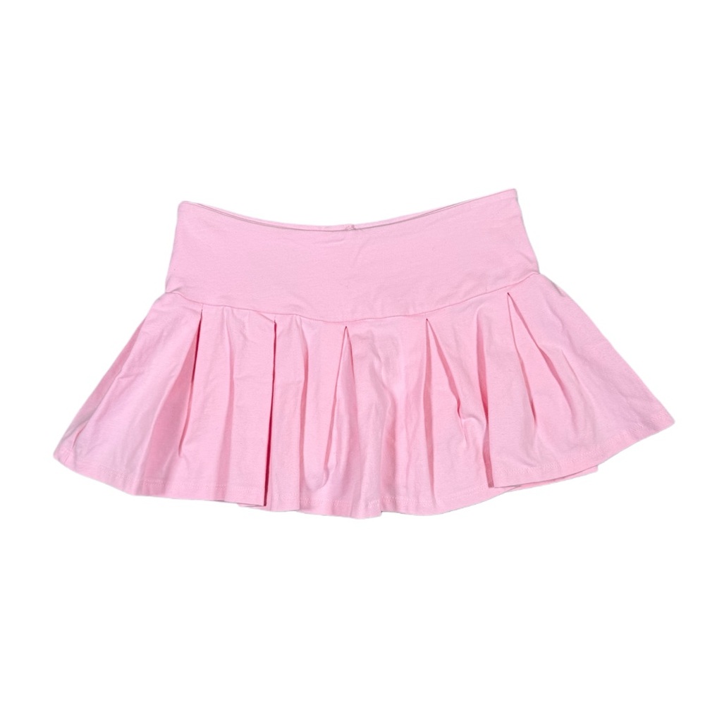 UO Baby Pink Pleated Tennis Skort